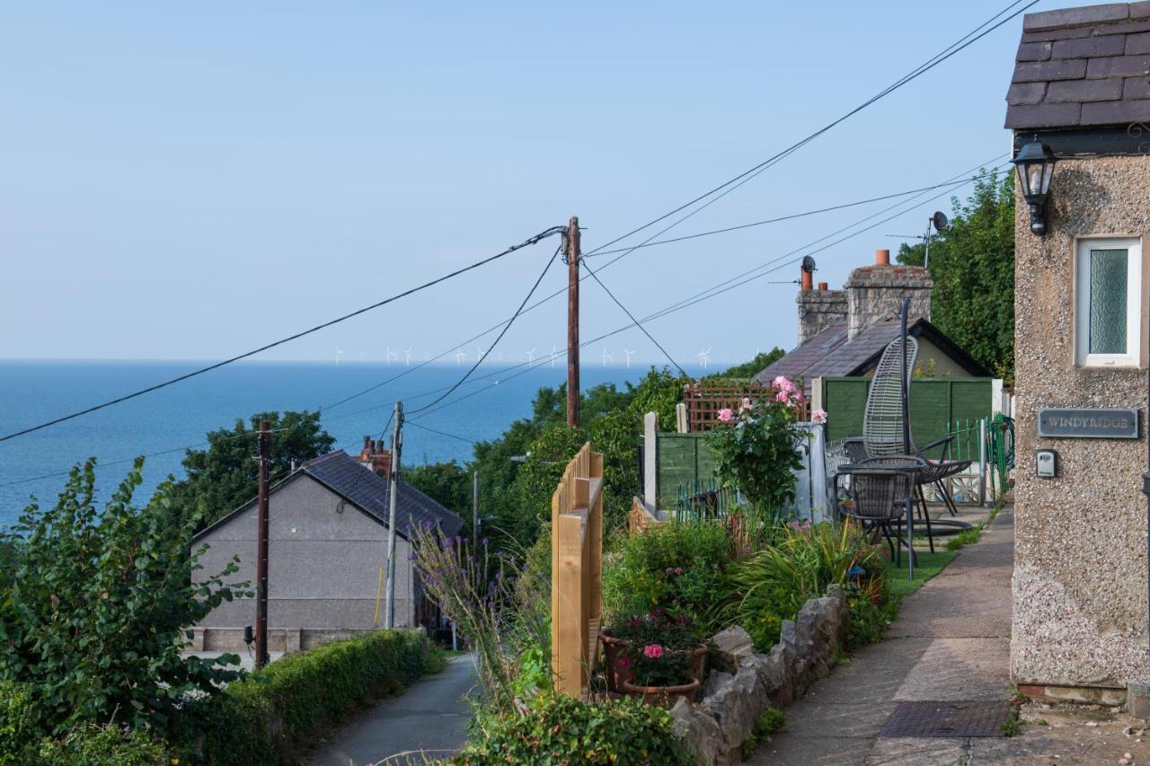 Windy Ridge Terrace With Beautiful Sea Views, North Wales Coast Villa Old Colwyn Buitenkant foto